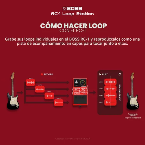 Vista 5 de BOSS RC-1 Loop Station - Pedal de guitarra