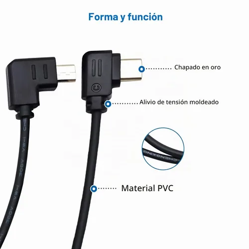Vista 3 de Cable de control RSS, USB-C a Multi-USB Cable de control multicámara para DJI Ronin-SC para Sony A9, A7, A7S, A7S/A7R II, A7/A7R III 11.8 in (arriba)