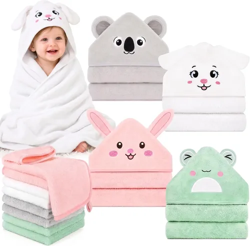 Vista 9 de Juego de 12 toallas de baño para bebés y niños pequeños