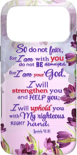 Vista 22 de So Do Not Fear for I 'm with You Isaías 41:10 - Funda cristiana para iPhone 17