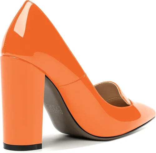 Vista 5 de ROSERWISH Zapatos de vestir de tacón alto para mujer, con puntera puntiaguda, de 4 pulgadas
