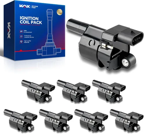 Vista 136 de Bobina de encendido KAX UF434 1 paquete Compatible con Impala, Equinox, G6, Malibu, Silverado 1500, Uplander, Torrent, Lucerne, Express 1500, Sierra