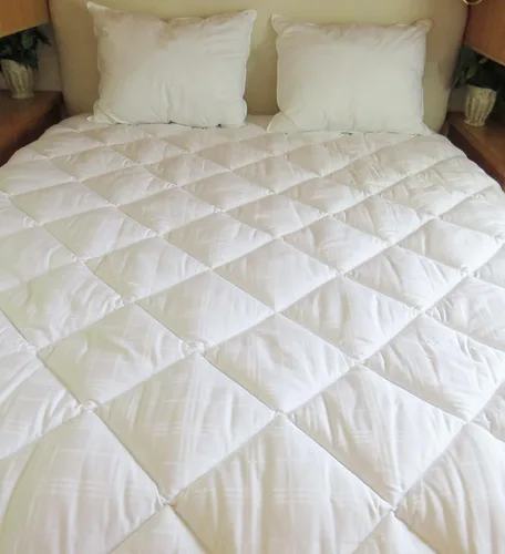 Vista 3 de AB Lifestyles funda acolchada para colchón tamaño Short Queen, para colchones de cámper, tamaño 60 x 75, hecho en EE. UU.