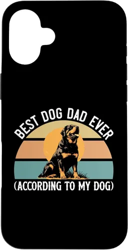 Vista 23 de Rottweiler Dog Lover Gift, Best Dog Dad Ever, Rottie Father Case for iPhone 17