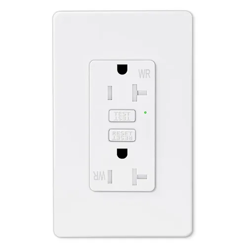 Vista 10 de 15 Amp GFCI Outlet with USB C Ports & USB-A, 1PCS 24W Self-Testing GFCI USB Combo with LED Indicator, Tamper Resistant for Kitchen & Bathroom