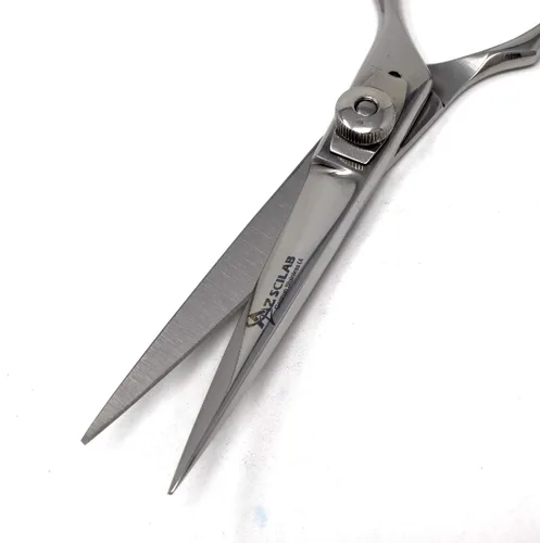 Vista 6 de Tijeras profesionales de peluquería de 5.5 pulgadas, acero inoxidable, tijeras de corte de pelo ligeras para peluquería, peluquería