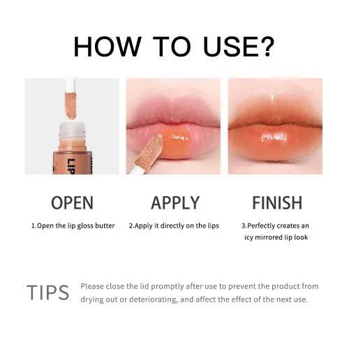 Vista 114 de BAISEN DIARY 2 en 1 doble punta mate delineador de labios y brillo de labios, lápiz combinado de labios marrón nude degradado, delineador de labios