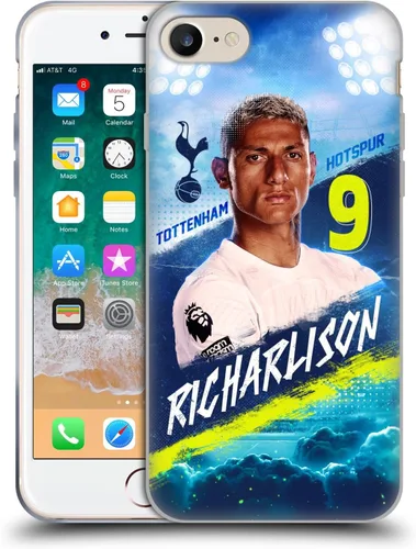 Vista 36 de Head Case Designs Officially Licensed Tottenham Hotspur F.C. Cristian Romero 2023/24 First Team Gel Case [Military Grade] Compatible with Apple