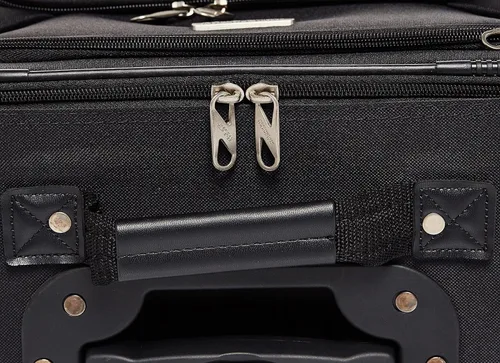 Vista 4 de American Tourister Fieldbrook XLT Softside - Equipaje vertical, Negro