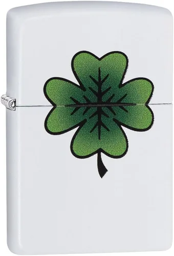Vista 10 de Zippo Clover Design - Encendedor de bolsillo, cromo pulido, talla única (ZO24699)