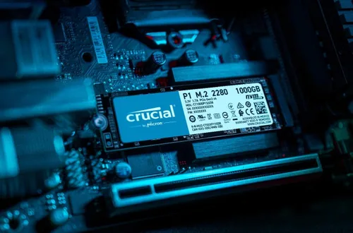 Vista 2 de Crucial - P1 3D NAND NVMe PCIe M.2 SSD (CT500P1SSD8)