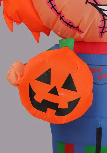 Vista 3 de Decoración Inflable de 2.5 FT de Chucky de Child's Play para Niño Multicolor