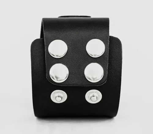 Vista 6 de Correa ancha de cuero compatible con Apple Watch de 1.496 in 1.575 in 1.614 in 1.654 in 1.732 in 1.772 in 1.811 in 1.929 in, hecho a mano UA 1105