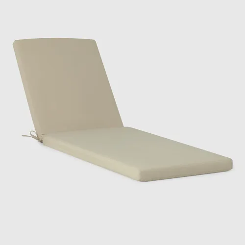 Vista 5 de WestinTrends Solace - Juego de 2 cojines para tumbonas para exteriores, 70 x 21.5 pulgadas, beige