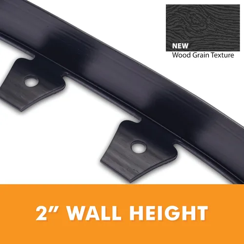 Vista 6 de EasyFlex Borde de paisaje sin excavación de pared alta, kit de 90 pies