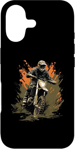 Vista 32 de Dirt Bike Camouflage Motocross Bikes for Boys Case for iPhone 16