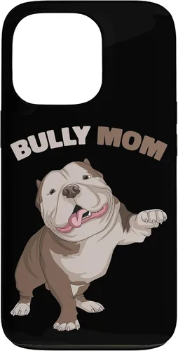 Vista 10 de American Bully Mom Dog Mama Funny Women Case for iPhone 17