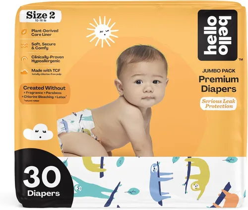 Vista 28 de Hello Bello Premium Pañales para bebé talla 1, 32 unidades de pañales desechables, extra absorbentes, hipoalergénicos con ajuste cómodo y seguro