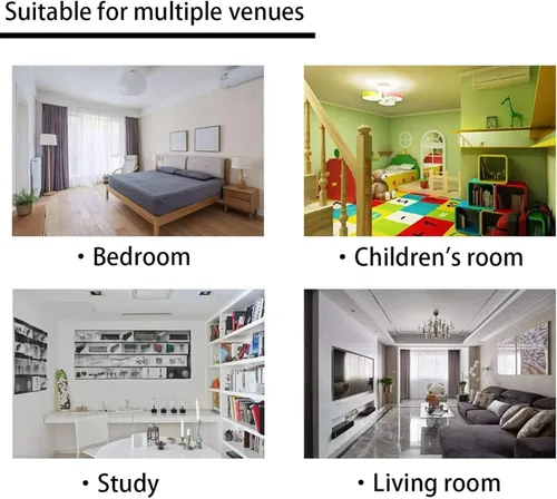 Vista 6 de Rafaelle Alfombra antideslizante con cielo estrellado y galaxia azul y morado para niñas, niños, dormitorio, sala de estar, sala