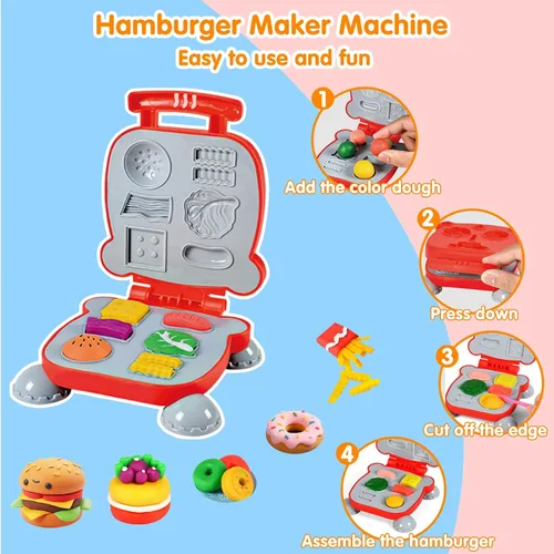 Vista 5 de EagleGrove Juegos de masa para niños de 4 a 8 años, artes y manualidades para niños de 4, 5, 6, 7, 8, 9, 10 años, kits de creaciones de cocina