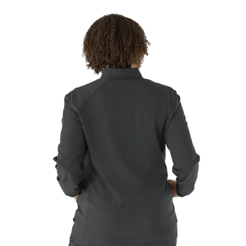 Vista 3 de ave. Solano - Chaqueta deportiva de cuatro bolsillos para mujer, color carbón, talla L