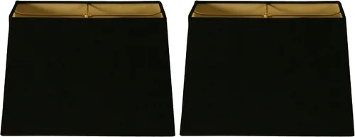 Vista 11 de Royal Designs, Inc. HB-613-12AGL Pantalla para lámpara de tapa dura rectangular, (5 x 10) x (8 x 12) x 9.5, Oro Antiguo