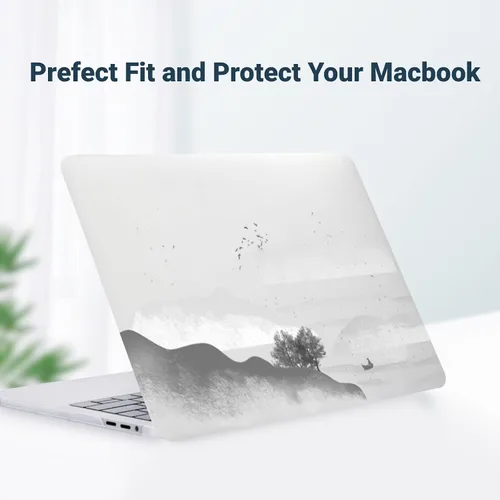 Vista 114 de Funda compatible con MacBook Air de 15" M5 M4 M3 M2 2023-2026 Negro (Black Lace)