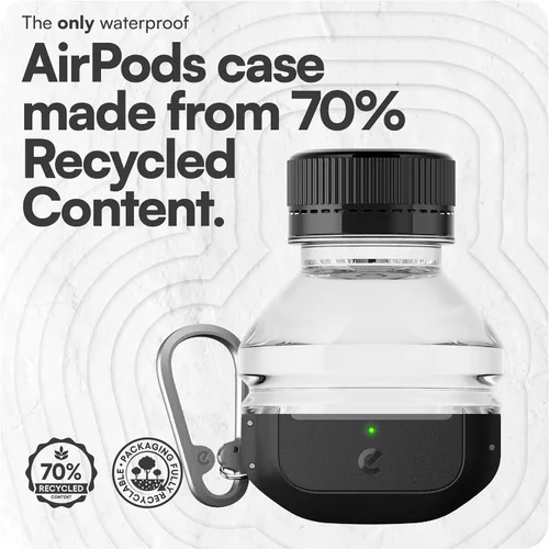 Vista 7 de Keybudz Funda para AirPods Pro 2 con Candado - Funda Completamente Impermeable para AirPods Pro 2da Generación - Llavero, Protección Resistente