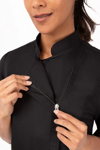 Vista 4 de Chef Works Abrigo de chef Springfield para mujer