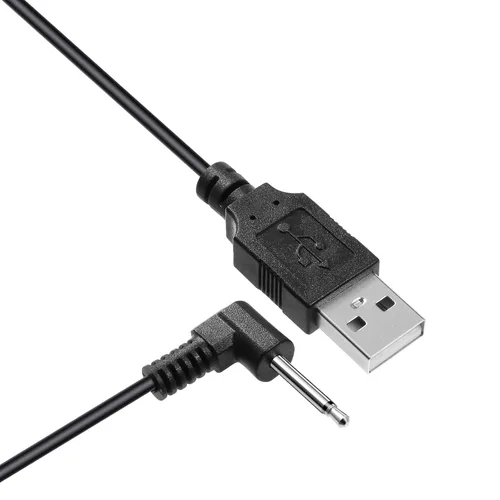 Vista 2 de Smays Cable de carga para Lush 2 3 Hush and Edge - Cable de carga USB negro (paquete de 2)