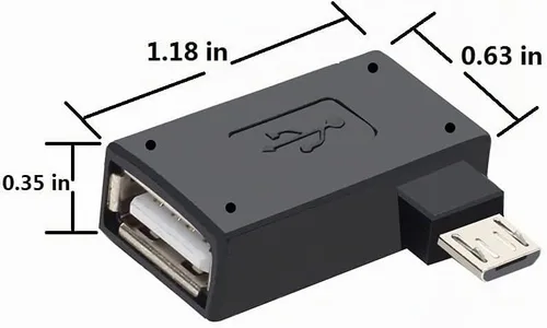 Vista 4 de Oassuose Paquete de 3 adaptadores de cable OTG para Fire TV Stick 4K Max/Cube/Lite, adaptador micro USB a USB OTG compatible con teléfonos
