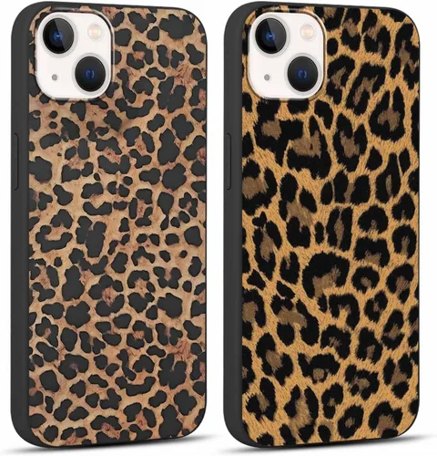 Vista 41 de Paquete de 2 fundas de teléfono con bonito estampado de guepardo para iPhone 7/8/SE 2020 / SE 2022 de 4.7 pulgadas, diseño de leopardo de lujo