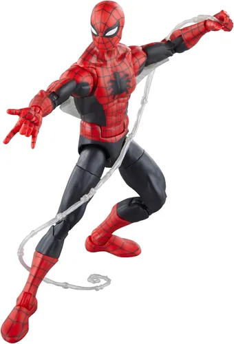 Vista 10 de Marvel Legends Series The Amazing Spider-Man, Marvel Comics Retro Coleccionables Figuras de acción de 6 pulgadas, juguetes para edades de 4 años