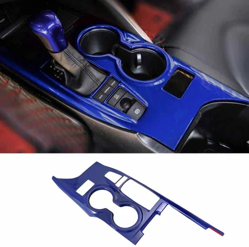 Vista 8 de Rifoda Para Toyota Camry 2018, 2019, 2020, 2021, 2022, accesorios de ABS, cubierta de panel de palanca de cambios de consola central, ajuste