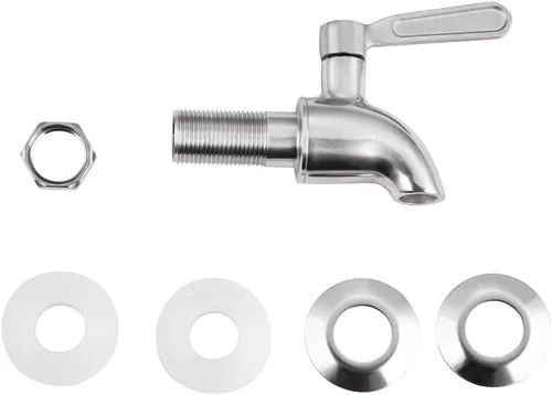 Vista 3 de Grifo de reemplazo del dispensador de bebidas,Espiga de acero inoxidable para dispensador de agua,Grifo de reemplazo del dispensador de bebidas