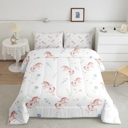 Vista 17 de Erosebridal Happy Camping - Edredón tamaño individual para niños, juego de ropa de cama de animales del bosque del bosque para bebés, niños y niñas