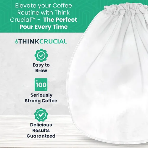 Vista 3 de Think Crucial Bolsa coladora de repuesto compatible con Toddy« Cold Brew System 5 galones cerveceras comerciales, lavable y reutilizable