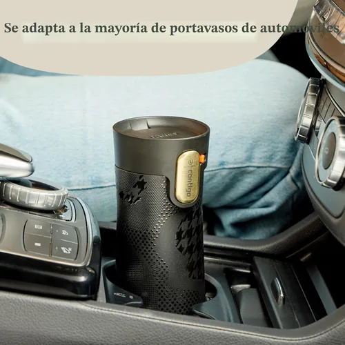 Vista 7 de Contigo x Ally Love - Taza de viaje de acero inoxidable aislada al vacío con Autoseal y tapa fácil de limpiar, a prueba de derrames, mantiene