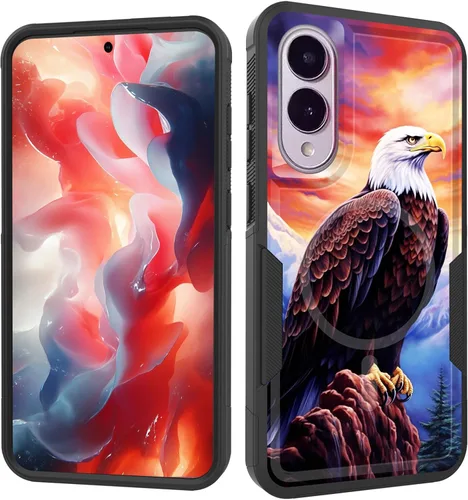 Vista 93 de Funda magnética para Galaxy A16 5G, [compatible con MagSafe] [protección contra caídas de grado militar] Funda resistente a prueba de golpes