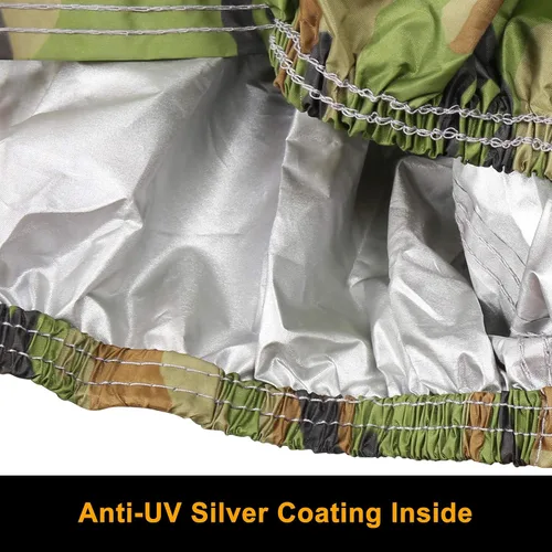 Vista 6 de X AUTOHAUX M - Cubierta impermeable de 4x4 para cuatrimoto, cubierta universal de lluvia para todo tipo de clima, protector contra polvo y sol