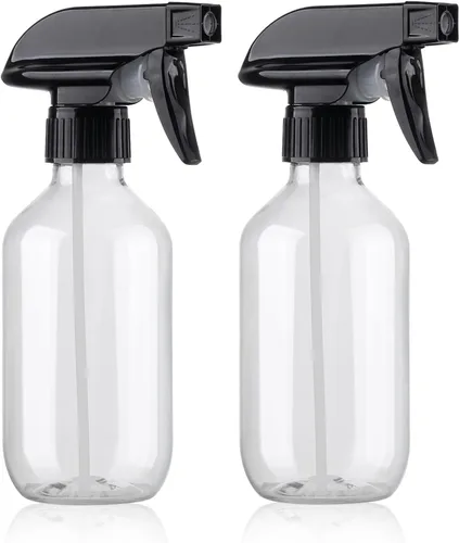 Vista 6 de Botellas de spray Teyssor Botella de agua de spray - Libre de BPA - 10 oz/300 ml Contenedores recargables de plástico de niebla fina Botella