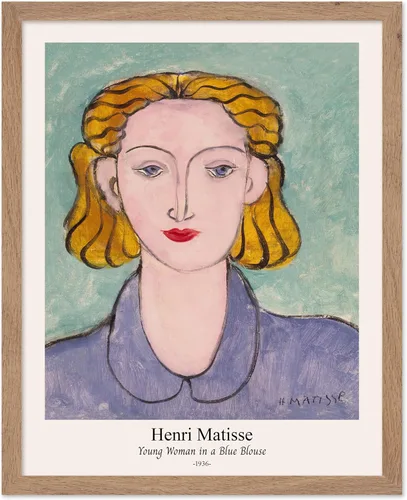 Vista 35 de Poster Master Póster vintage de Henri Matisse – Impresión retro de la gavilla – Arte de fauvismo – Pintura clásica – Ilustración estética
