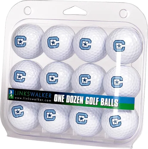 Vista 75 de LinksWalker Bolas de golf universitarias 12 bolas de regalo, tamaño reglamentario, bolas de 2 piezas