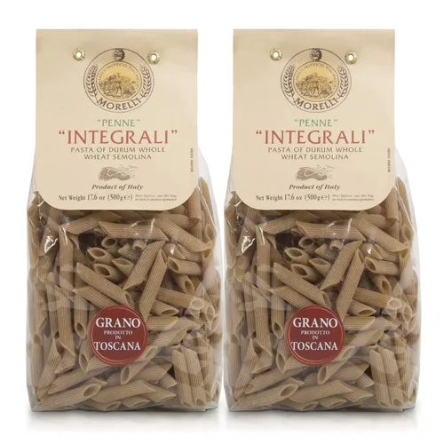 Vista 12 de Morelli Fideos de pasta Penne de trigo italiano orgánico - 17.6 oz