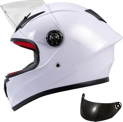 Vista 7 de Casco de motocicleta para niños, casco de cara completa para jóvenes, casco ligero aprobado por DOT para motocross, ATV, todoterreno, cascos