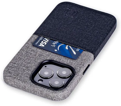 Vista 11 de Dockem Funda tipo cartera para iPhone 13 Pro con placa de metal integrada para montaje magnético y 1 bolsillo plano para tarjetas de crédito Exec