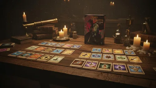Vista 3 de Renegade Game Studios Duel of Wands: Kids on Brooms - Juego de cartas para 2 jugadores a partir de 10 años, tiempo de juego de 30 a 45 minutos