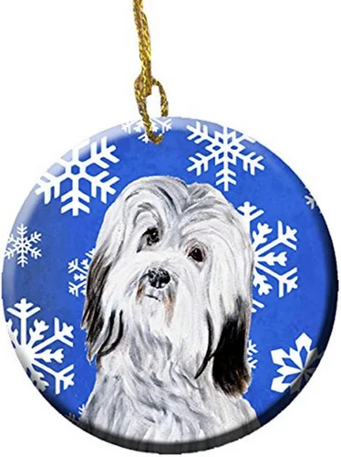 Vista 68 de Caroline's Treasures Cavalier Spaniel - Adorno de cerámica para colgar en el árbol de Navidad, para el hogar, Navidad, fiestas, regalo, 3 pulgadas