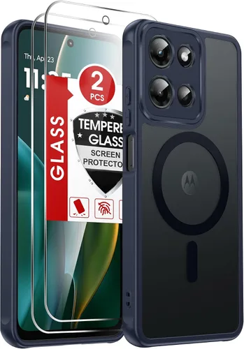 Vista 182 de LeYi Funda para teléfono Samsung-S23: protector de pantalla e imán MagSafe Púrpura