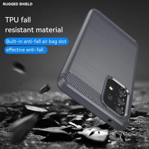 Vista 3 de M MAIKEZI Funda para Samsung A53 5G, funda para Galaxy A53 5G, con protector de pantalla HD, absorción de golpes flexible de TPU parachoques de goma